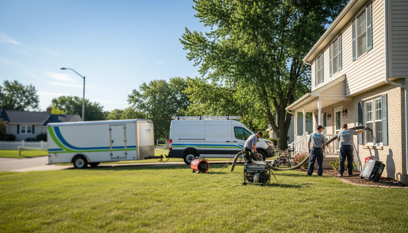 Flooded Basement Restoration And Cleanup With Repair in Wyoming, IL near me